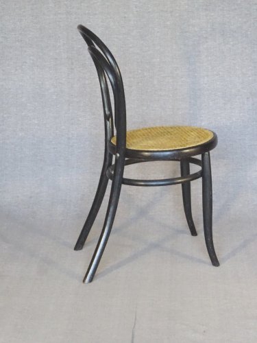 Chaise N°14 de KOHN , noir Empire, vers 1875 - no Thonet -