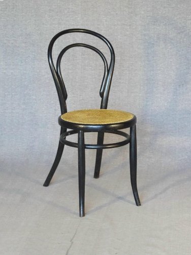 Chaise N°14 de KOHN , noir Empire, vers 1875 - no Thonet -