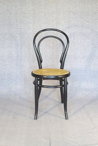 Chaise N°14 de KOHN , noir Empire, vers 1875 - no Thonet -