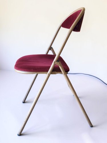 Chaise pliante 1970s Souvignet