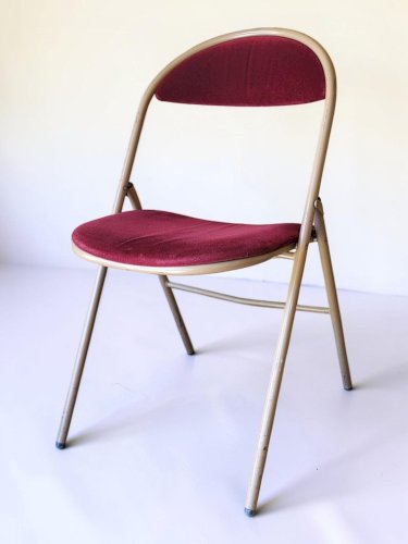 Chaise pliante 1970s Souvignet