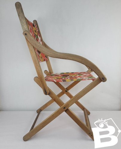 Chaise pliante vintage années 60