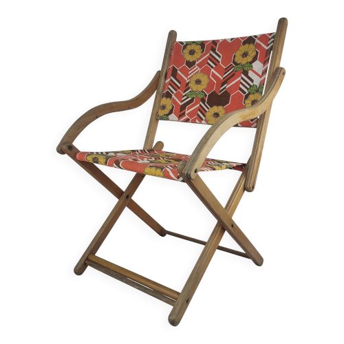 Chaise pliante vintage années 60