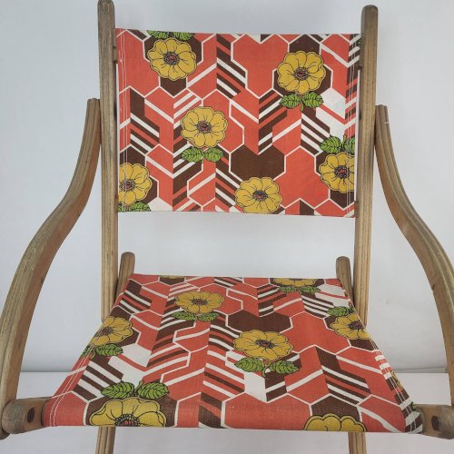 Chaise pliante vintage années 60