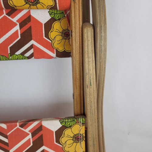 Chaise pliante vintage années 60