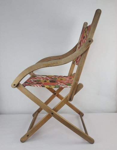 Chaise pliante vintage années 60