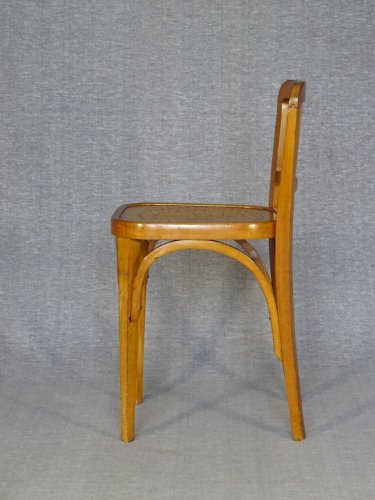 Chaise pour "machine à coudre", Bois-courbé Horgen Glarus, Suisse 1950 No Thonet