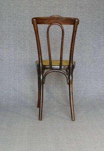 Chaise Thonet N°130 -1/2 vers 1905 cannage parfait, no Baumann