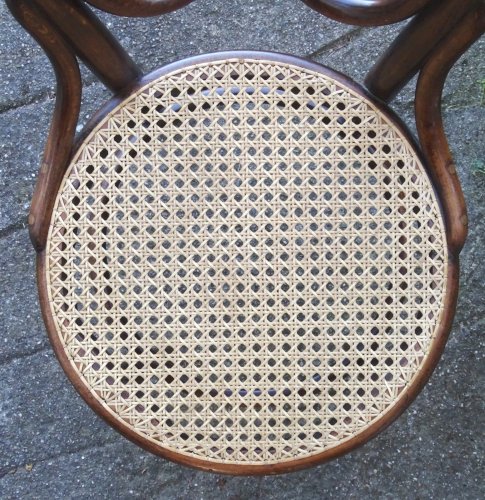 Chaise Thonet N°20 de 1890, entiérement d'origine - cannage neuf -