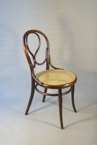 Chaise Thonet N°20 de 1890, entiérement d'origine - cannage neuf -