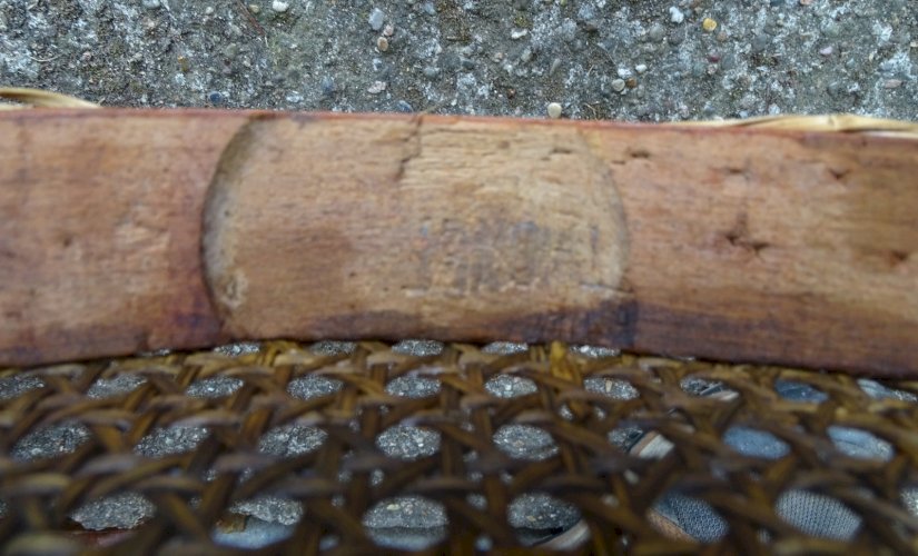 Chaise Thonet N°20 OMEGA, vers 1890 cannée