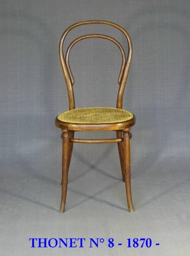 Chaise Thonet N°8 de 1870, état d'origine.