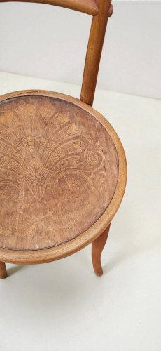 Chaise Ungvar en bois courbé, 1900