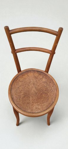 Chaise Ungvar en bois courbé, 1900