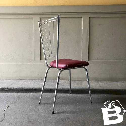 Chaise vintage métal