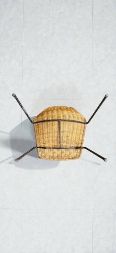 Chaises Basket en Osier par Gian Franco Legler, 1950s