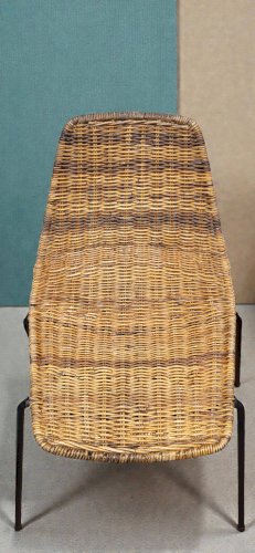 Chaises Basket en Osier par Gian Franco Legler, 1950s