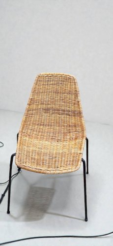 Chaises Basket en Osier par Gian Franco Legler, 1950s