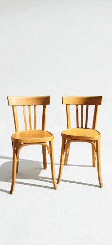 Chaises Bistrot Baumann 1960s