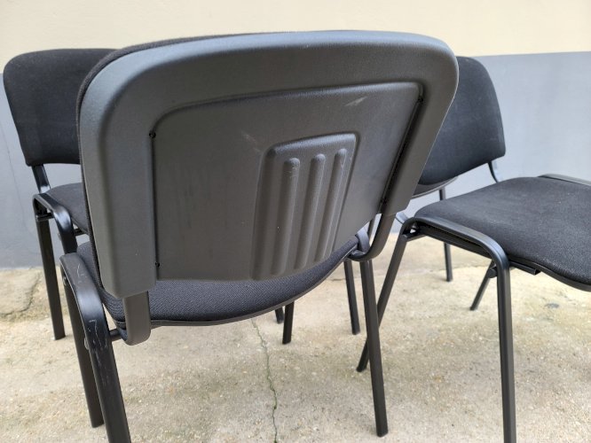 chaises de bureau  tissu (4 ex)