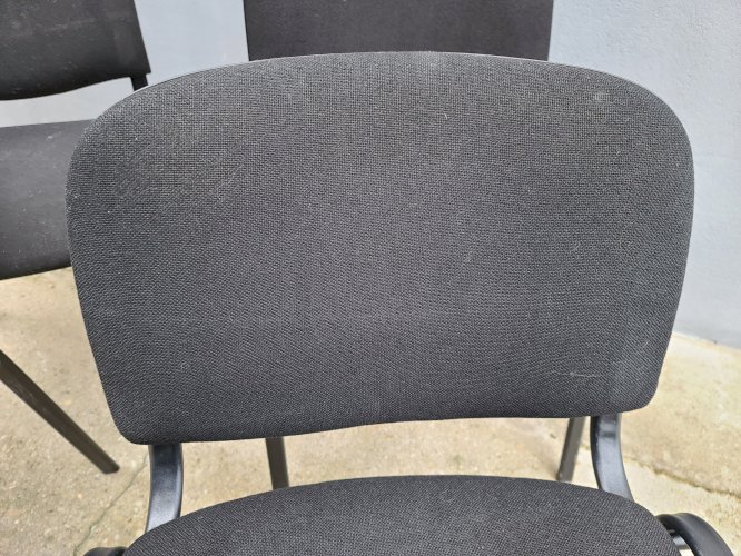 chaises de bureau  tissu (4 ex)