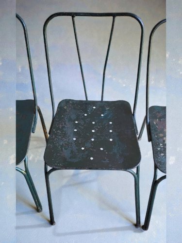 Chaises de jardin Parc et Jardin de Paris, 1950s (*4)