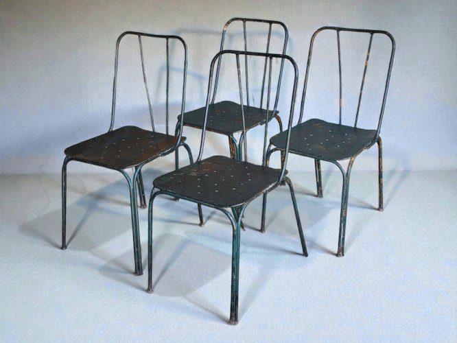 Chaises de jardin Parc et Jardin de Paris, 1950s (*4)