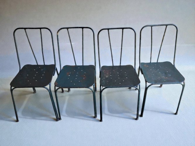 Chaises de jardin Parc et Jardin de Paris, 1950s (*4)