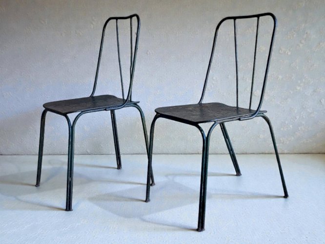 Chaises de jardin Parc et Jardin de Paris, 1950s (*4)