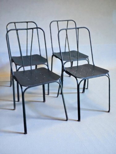 Chaises de jardin Parc et Jardin de Paris, 1950s (*4)