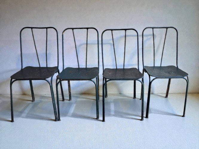 Chaises de jardin Parc et Jardin de Paris, 1950s (*4)