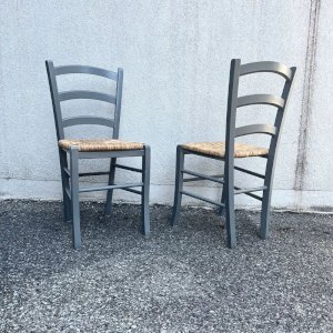 Chaises en bois style campagne