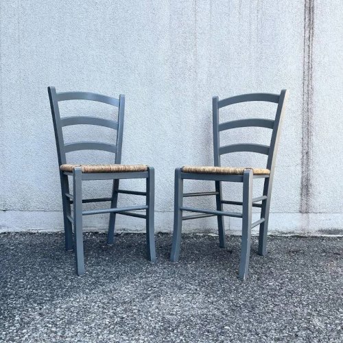 Chaises en bois style campagne