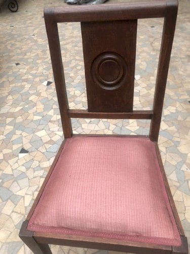 Chaises en bois vintage (2 ex)