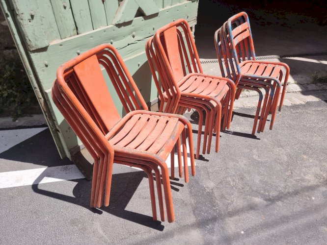 Chaises Tolix d'origine