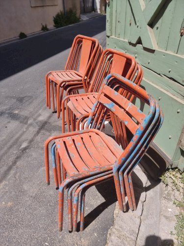 Chaises Tolix d'origine