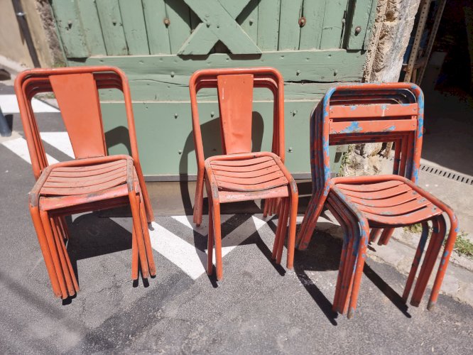 Chaises Tolix d'origine