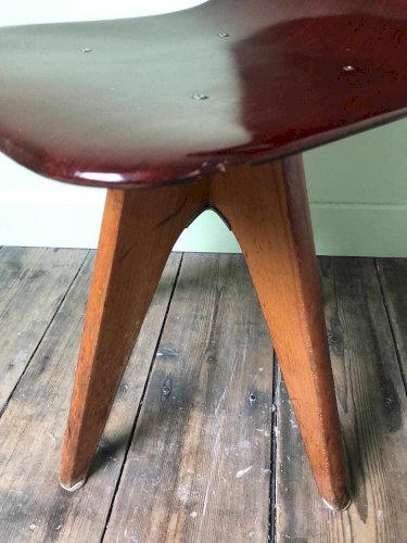 Chaises vintage Smile de Adam Stegner, sièges anciens design