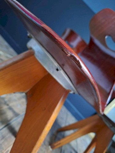 Chaises vintage Smile de Adam Stegner, sièges anciens design