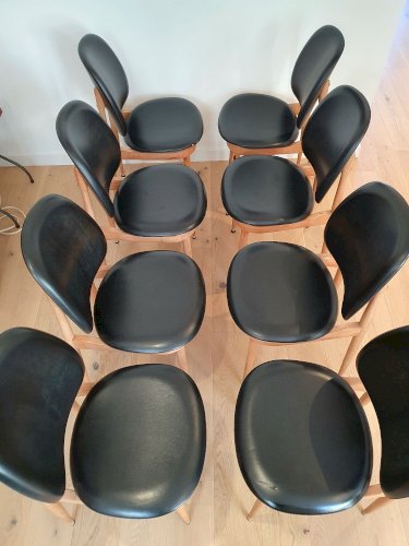 Chaises vintagespégase par Pierre Gurariche / Baumann