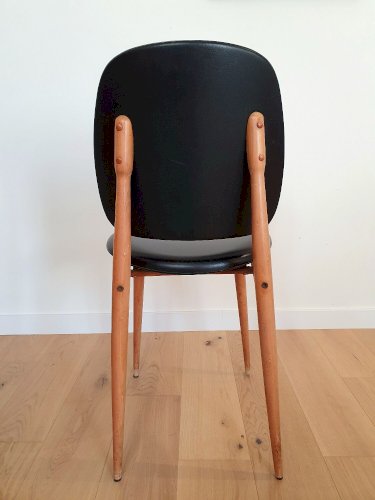 Chaises vintagespégase par Pierre Gurariche / Baumann