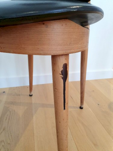 Chaises vintagespégase par Pierre Gurariche / Baumann