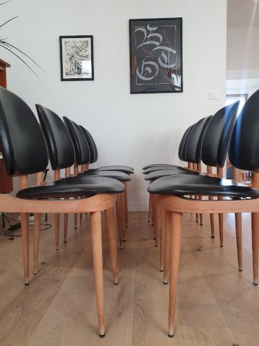 Chaises vintagesPégase Pierre Guariche/Baumann