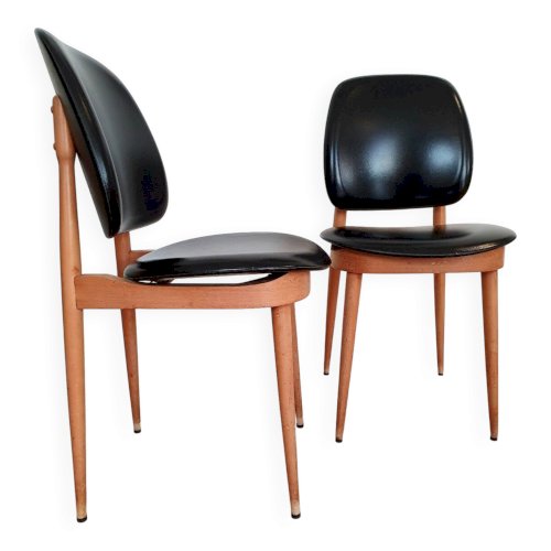 Chaises vintagesPégase Pierre Guariche/Baumann
