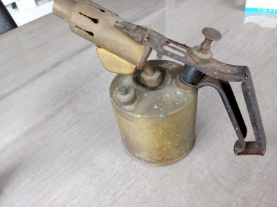 chalumeau lampe a soudé cuivre made in sweden vintage