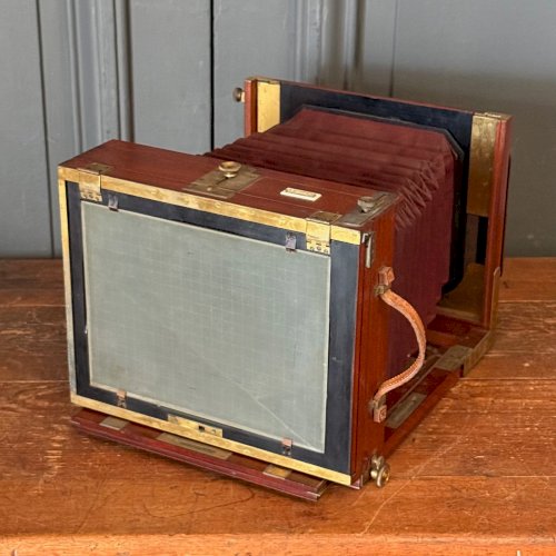 Chambre photographique en acajou H. Mackenstein Paris L9320