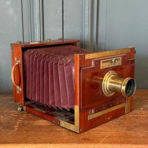 Chambre photographique en acajou H. Mackenstein Paris L9320