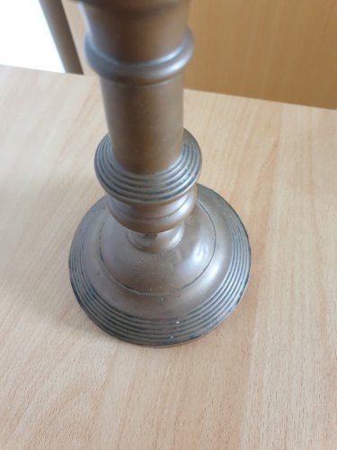 Chandelier bougeoir en cuivre rouge XIXè siècle