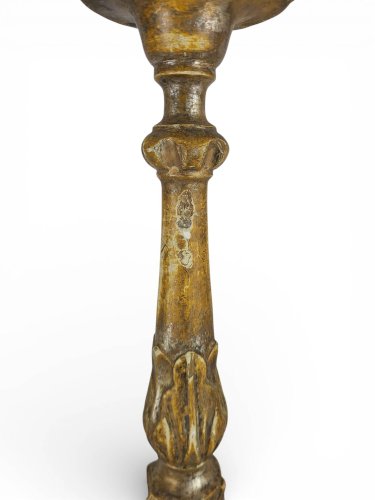 Chandelier en bois doré