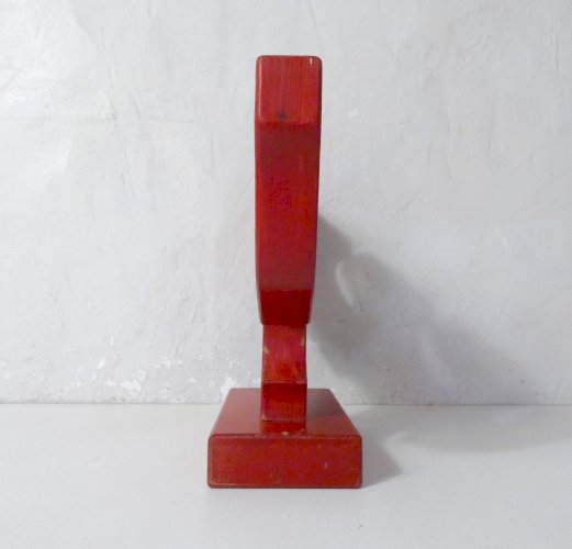 chandelier en bois peint vintage style scandinave